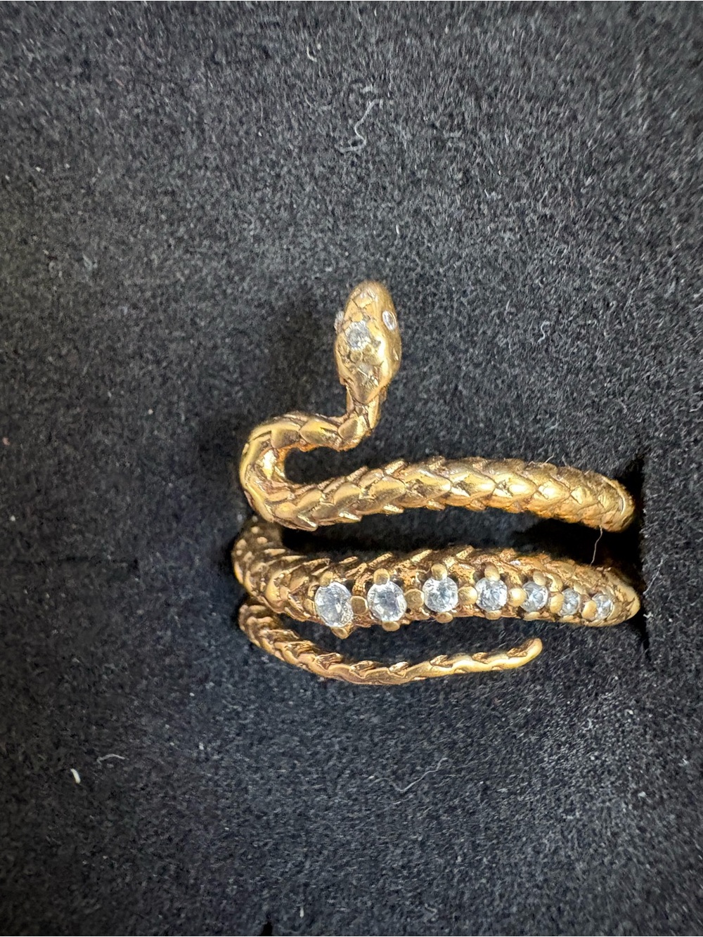 Kendra Scott SET Gold Phoenix Snake Wrap set with Clear Stones